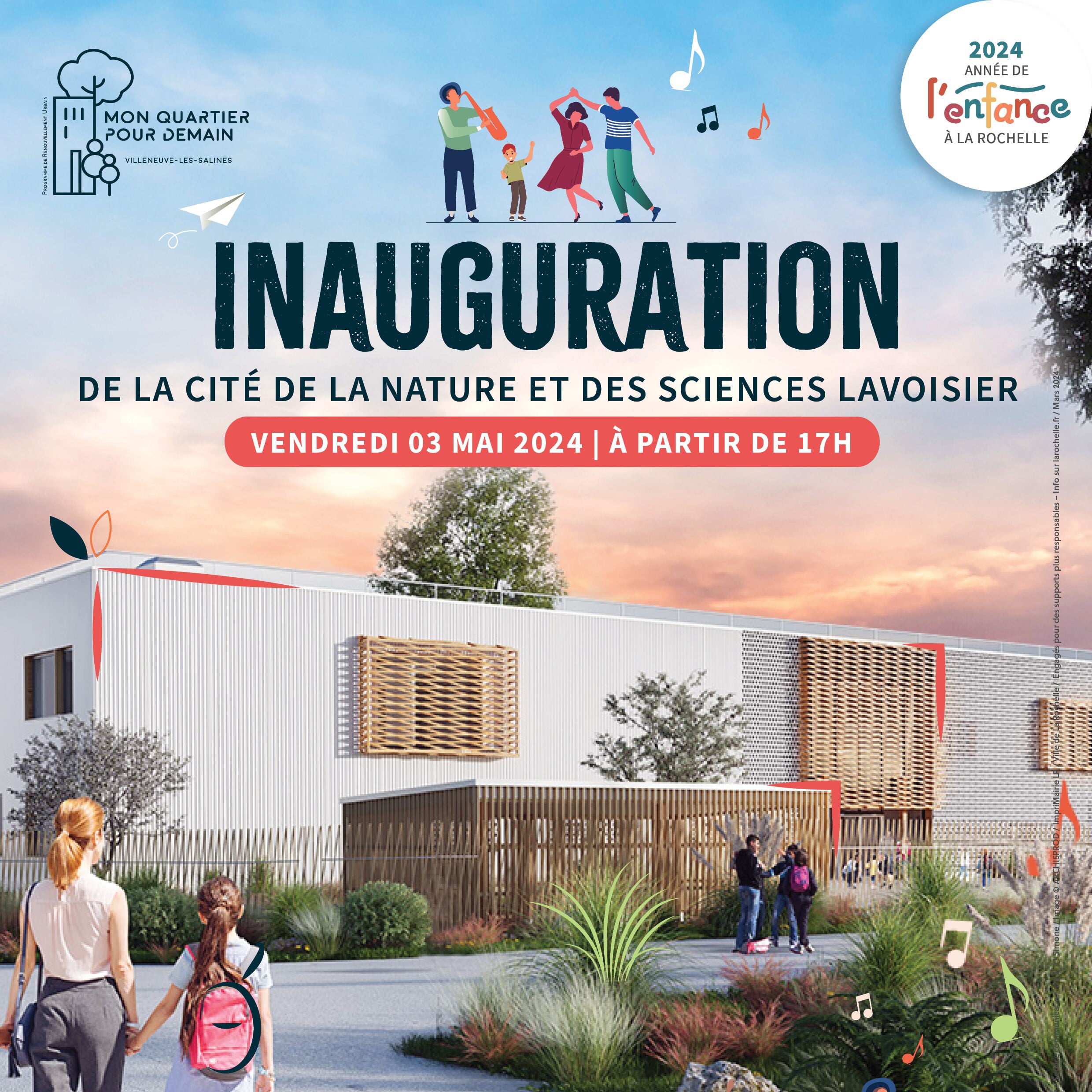 Une grande fête pour inaugurer la cité de la Nature et des Sciences Lavoisier !